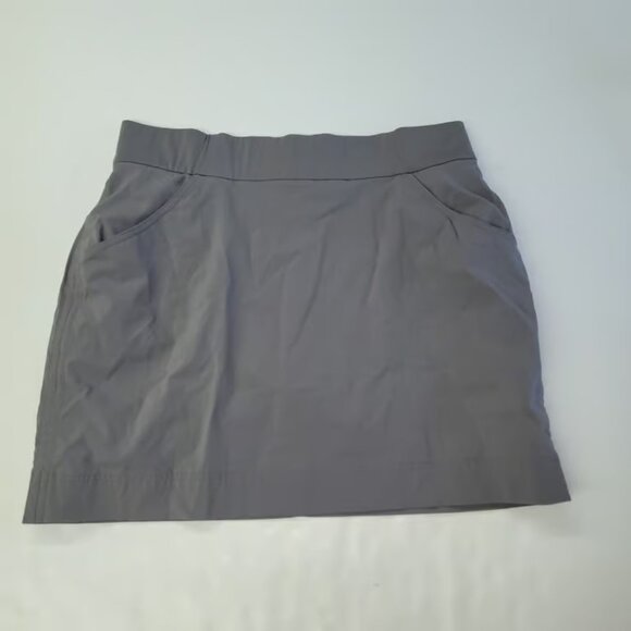 Columbia Sportswear Skort Womens Large Gray Athletic Skirt Casual Outdoor Hiking - Picture 6 of 6